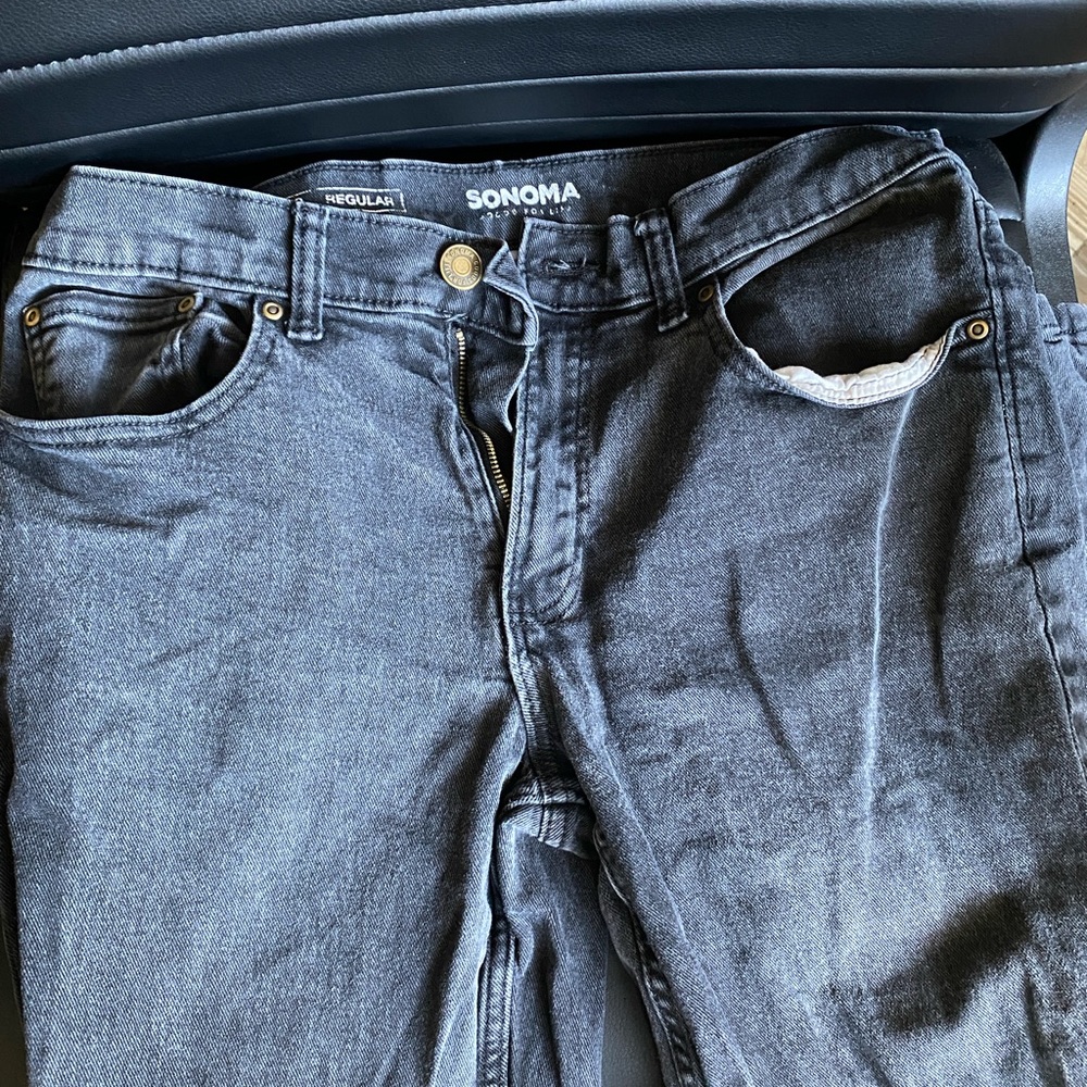 Men’s black skinny jeans